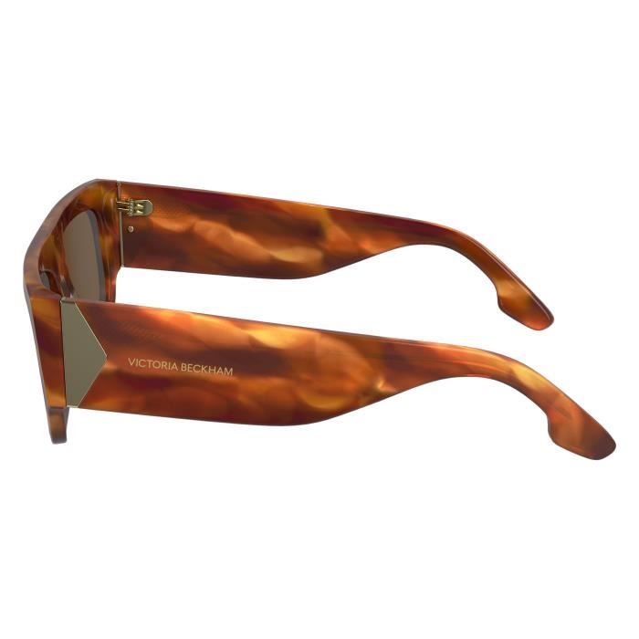 Lunettes de Soleil - VICTORIA BECKHAM - VB666S - 223 STRIPED BLONDE HAVANA - Femme - Chic