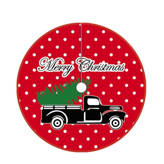 36 дюймов юбка для рождественской елки красная Санта снежинки снеговик олень юбка для рождественской елки праздничный декор для домашней вечеринки