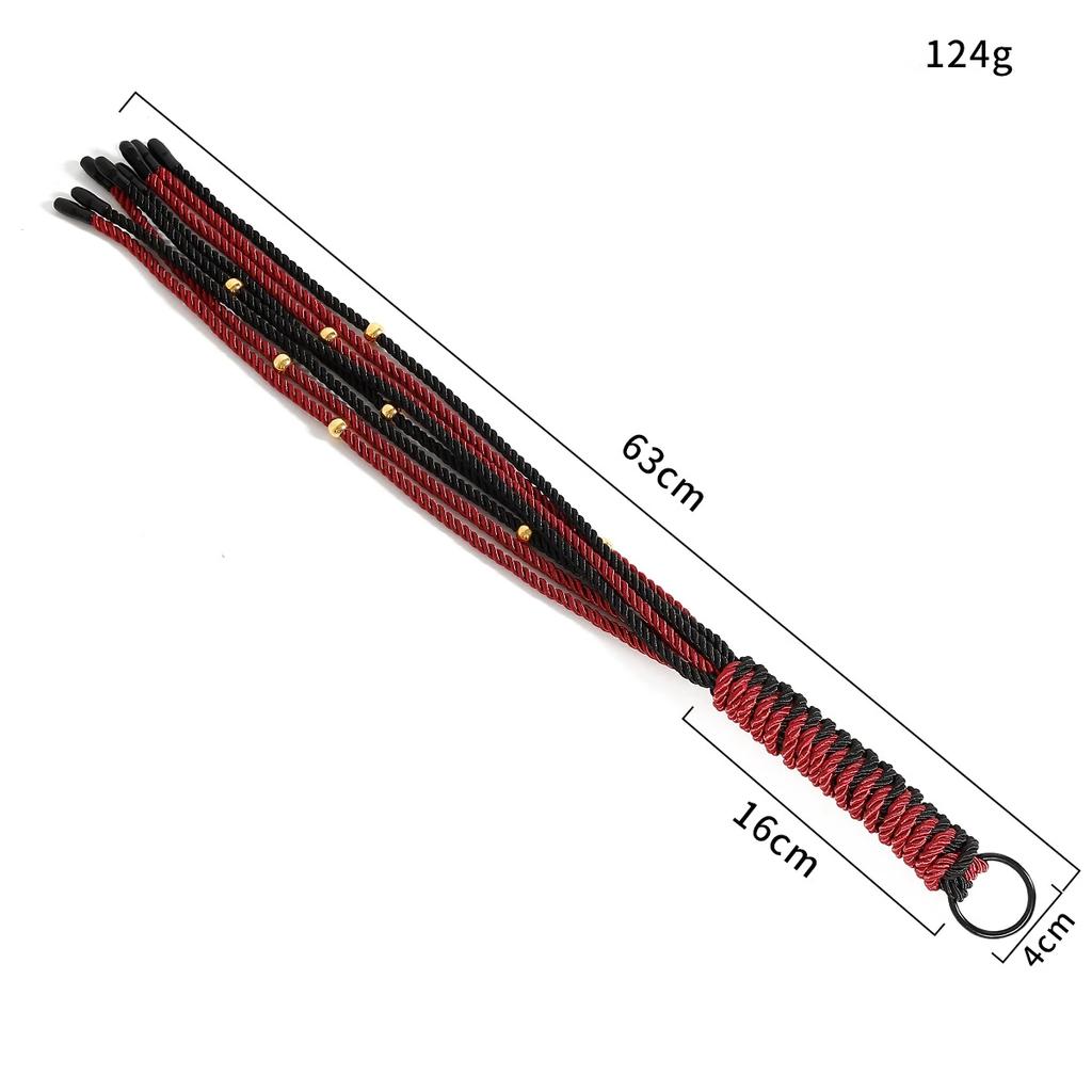 64Cm Long Whips Braided Tails Handle Wrapped For Couples Toys Floggers