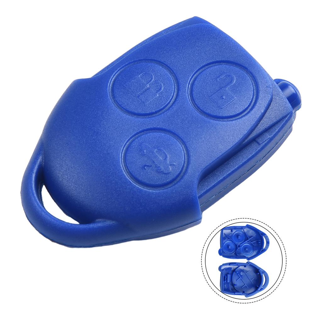 Blue ABS Key Shell for For TRANSIT Connect MK7 Remote DIY Installation Needed