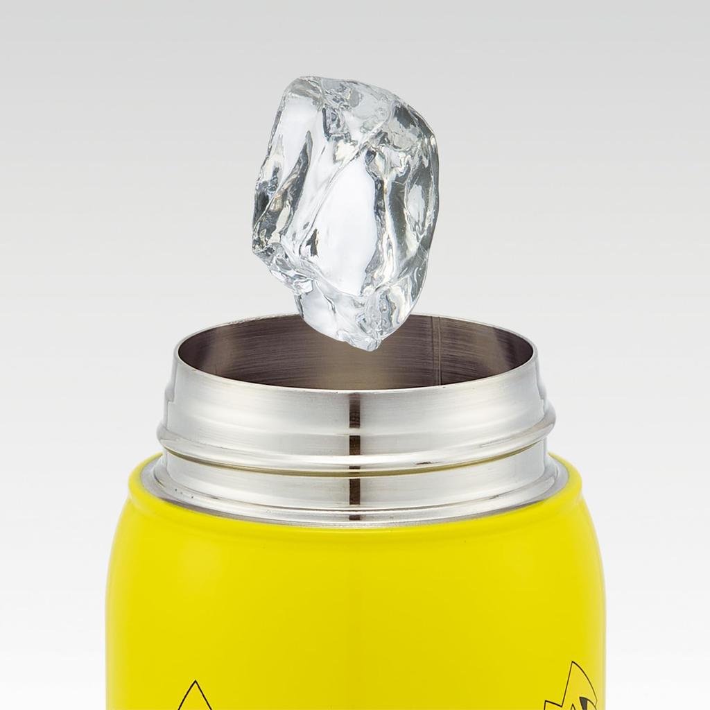 Skater Кружка из нержавеющей стали для питья прямо из горла, бутылка для воды 500 мл, Pokemon Pikachu, с изоляцией/холодная, SMC5-A