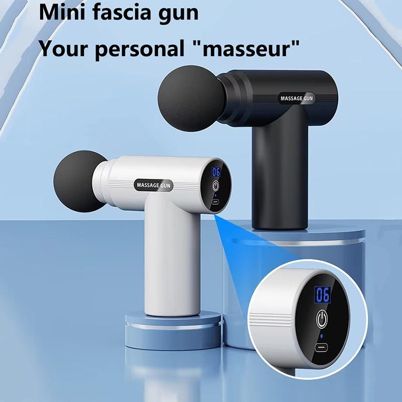 Мини ручной фасциальный пистолет для глубокого тканевого массажа и восстановления мышц