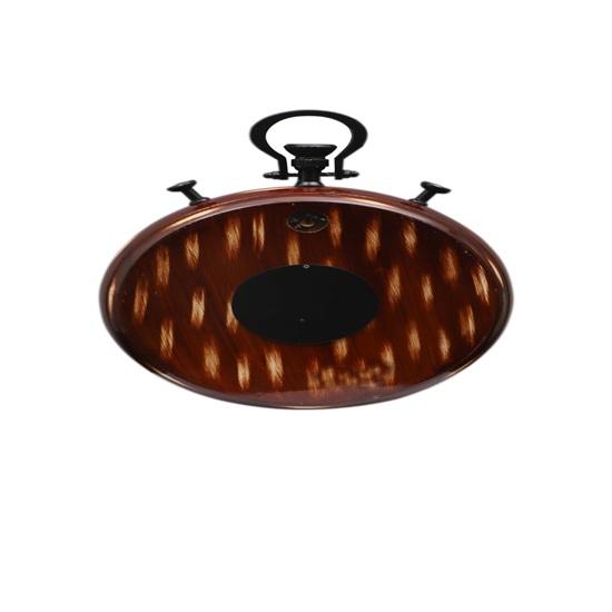 Настенные часы Victoria 30 см, винтажный стиль с золотистыми рамками, коричневая деревянная рамка, коллекция 1792