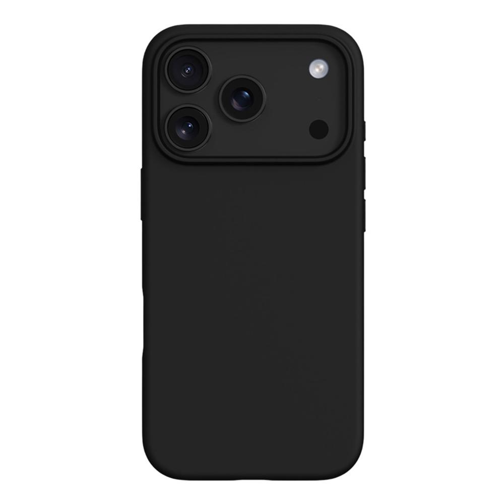 Для iPhone 17 Pro Max Чехол Ультратонкий Жидкий Силикон+ПК Противоцарапный Чехол для Телефона с Кнопкой Управления Касанием Камеры