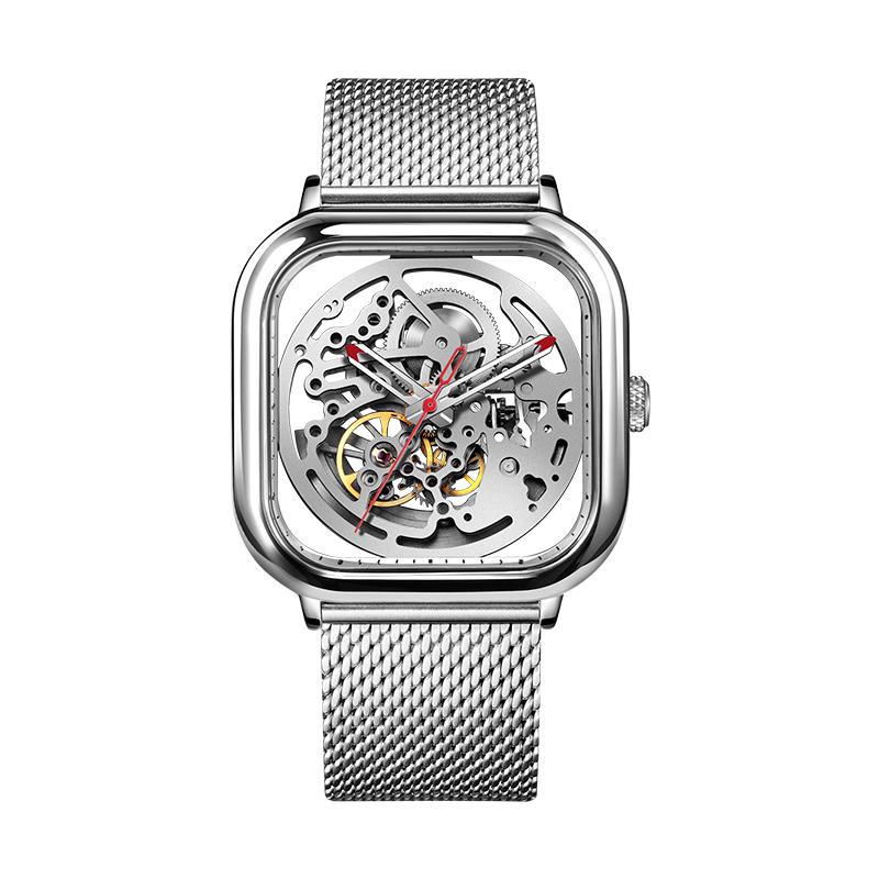 CIGA Design Мужские часы, автоматические механические часы-скелетоны, роскошные наручные часы Hollow Business для мужчин и унисекс