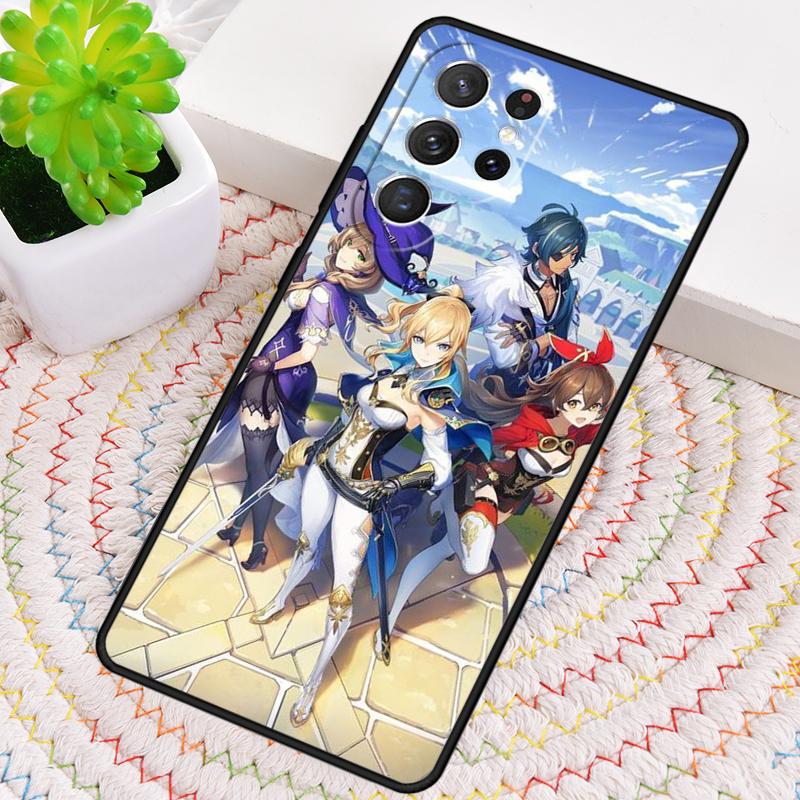 Мягкий силиконовый чехол для телефона Genshin Impact для Samsung Galaxy note 10 pro S26 S25 S24 S23 S22 S21 Plus S25Ultra Capa Cover