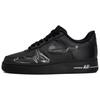 Nike Air Force 1 07 Wan Hua Tang, Никогда не иди на компромисс, Нескользящая подошва, Низкие кеды для скейтборда, Унисекс, Премиум, Черный, CW2288-001(Team113-S-BOX)