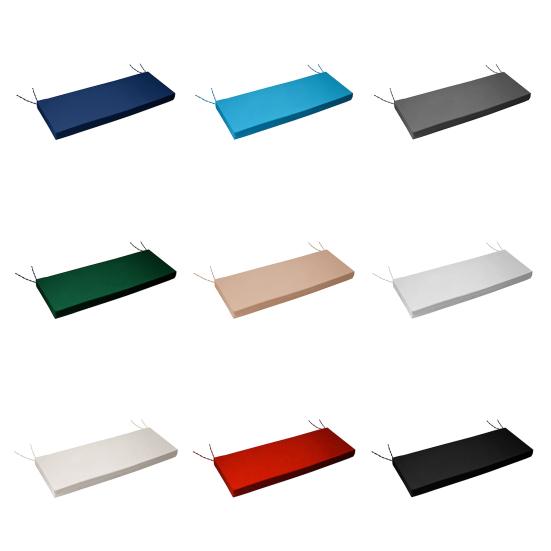 Подушка для скамейки на открытом воздухе, водонепроницаемая подушка для садовой мебели, нескользящая подушка для скамейки со съемным чехлом для крыльца, дивана, садовых качелей