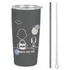 Snoopy and Peanuts Friends Coffee Convenience Store Direct Stainless with Character Goods Tumbler, Mug, Cup, Cup, Insulated, Drinking, Steel, Lid,