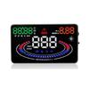 E300 HUD OBD II Автомобильный дисплей с предупреждением о превышении скорости Рефлексивный интерфейс OBD 2 для вождения автомобиля 5,5 дюйма