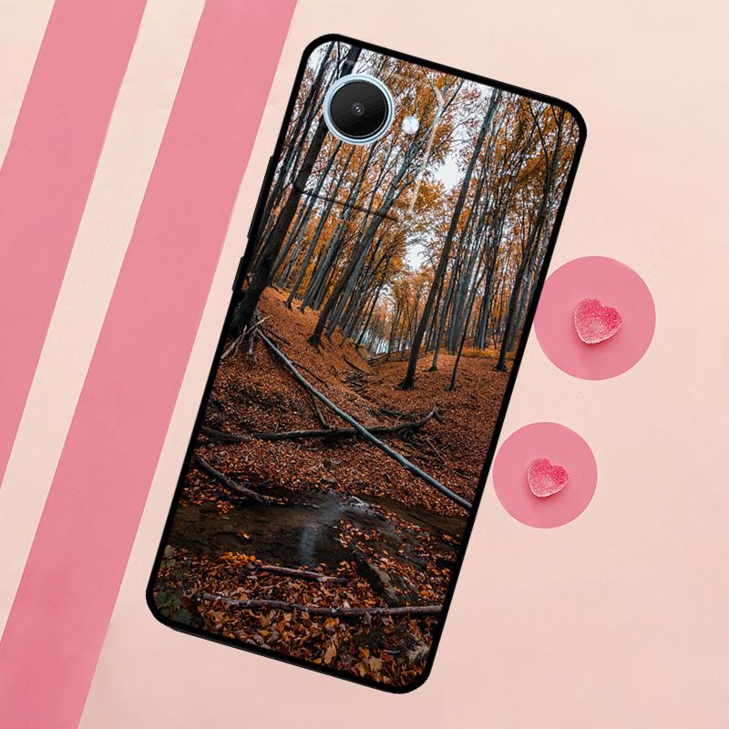 Красивый чехол с изображением горного леса для Realme 11 Pro Plus 10 9 GT Neo 5 3 3T C11 C15 C25s C21Y C30 C31 C33 C35 C53 C55