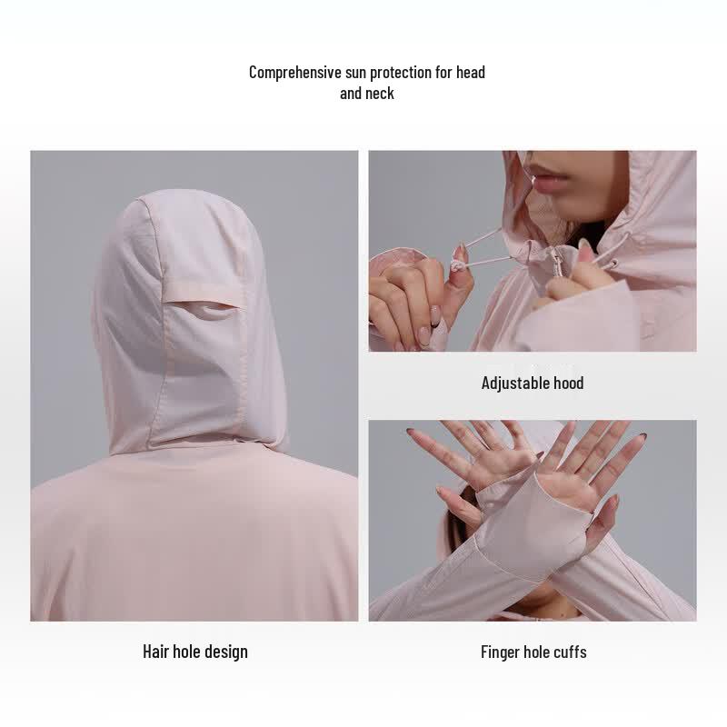 CAMEL Women's Cooling Breathable Water-Repellent Sun Protection Hoodie