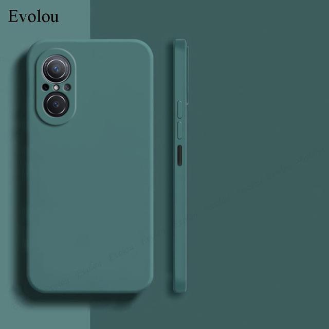 Жидкий силиконовый чехол для телефона для HUAWEI Nova 9 8 SE 5G ярких цветов, матовый ультратонкий мягкий противоударный чехол из ТПУ для Nova 9 8 5 Pro 5T 8i 4E 3i