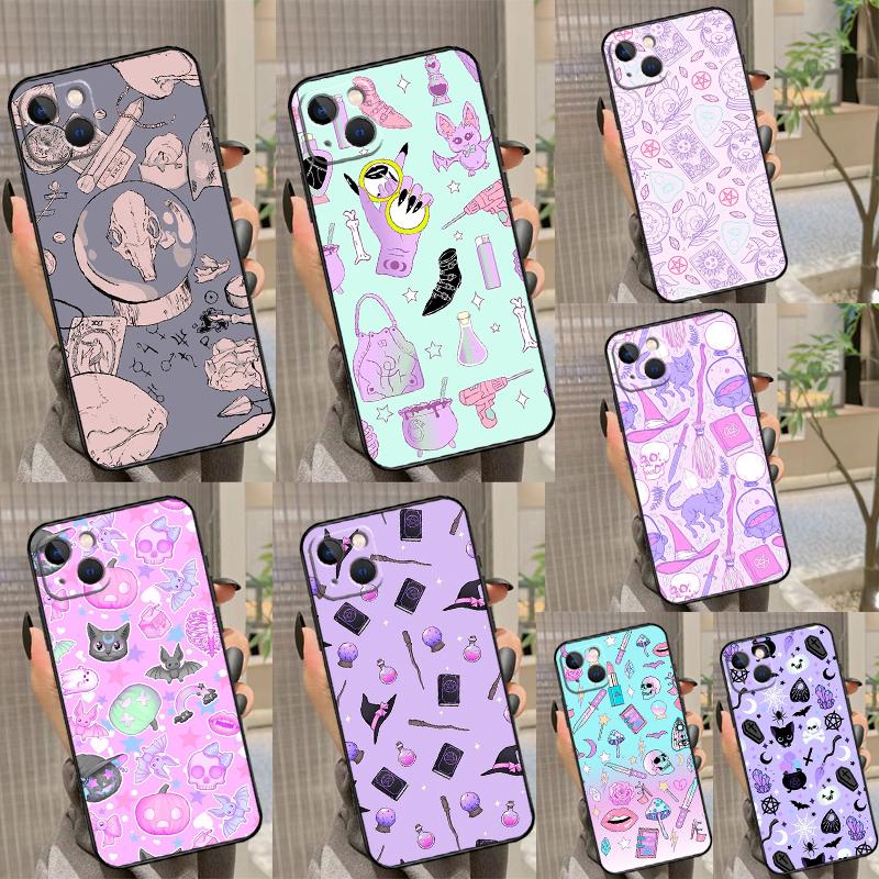 Pastel Goth Witchy Case For Xiaomi Redmi Note 14 9 10 11 12 13 15 Pro Plus Redmi 15 15C 14C 10C 12C 13C Cover