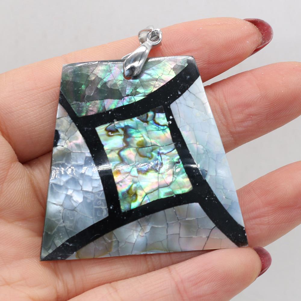 Сращивание кулон натуральный ракушка нерегулярный кулон для изготовления ювелирных изделий своими руками ожерелье браслет аксессуар