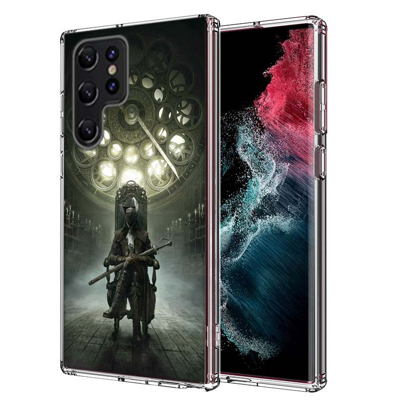 Game Bloodborne Capa Phone Case For Samsung S26 Ultra S25 Edge Galaxy S23 S21 S20 S24 FE S22 S10 Plus Cover Clear TPU Shell Coqu