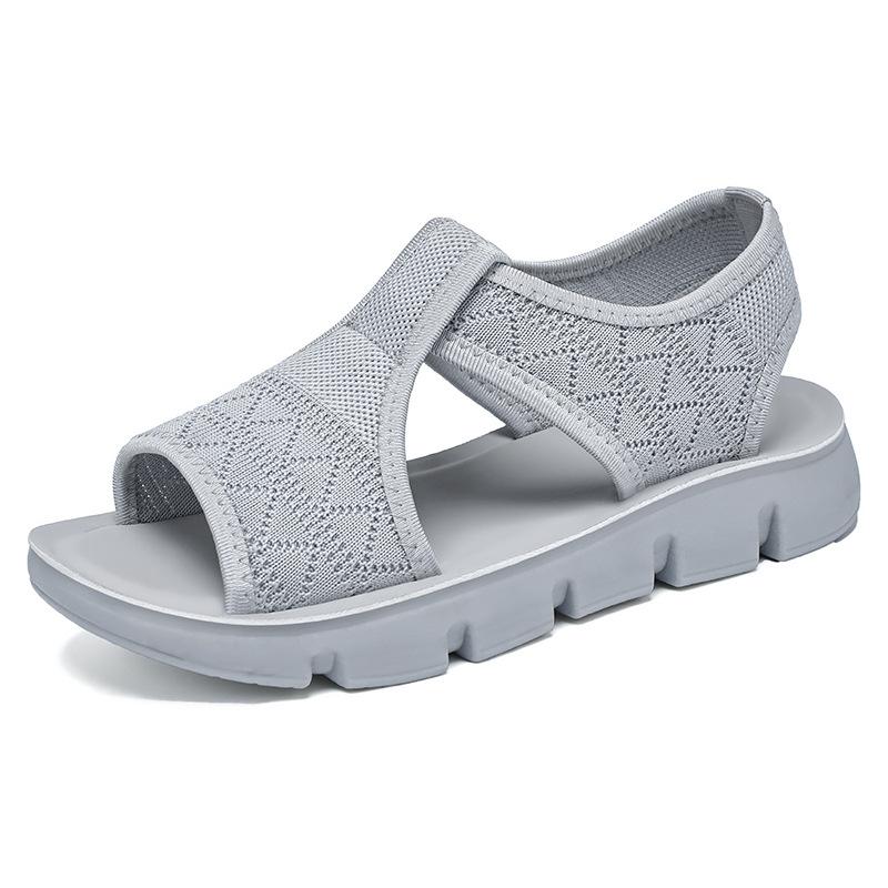 Shoes Women's Summer New Hollow Breathable Women's Sandals Sandal Soft Sole Comfortable Mother Shoes Foreign Trade Women's Shoes