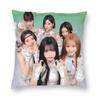 Подушка с принтом группы Babymonsters в стиле K-pop, чехол из мягкой ткани, декоративная наволочка для подушки, домашняя, квадратная, 40*40 см