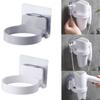 Storage Rack Nail Free Hair Dryer Holder Bathroom Shelf Blower Organizer Adhesive Wall Mounted