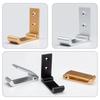 Rust-Resistant Aluminum Alloy Folding Hook Expandable Folding Coat Hook Concealed Robe Hook  Home