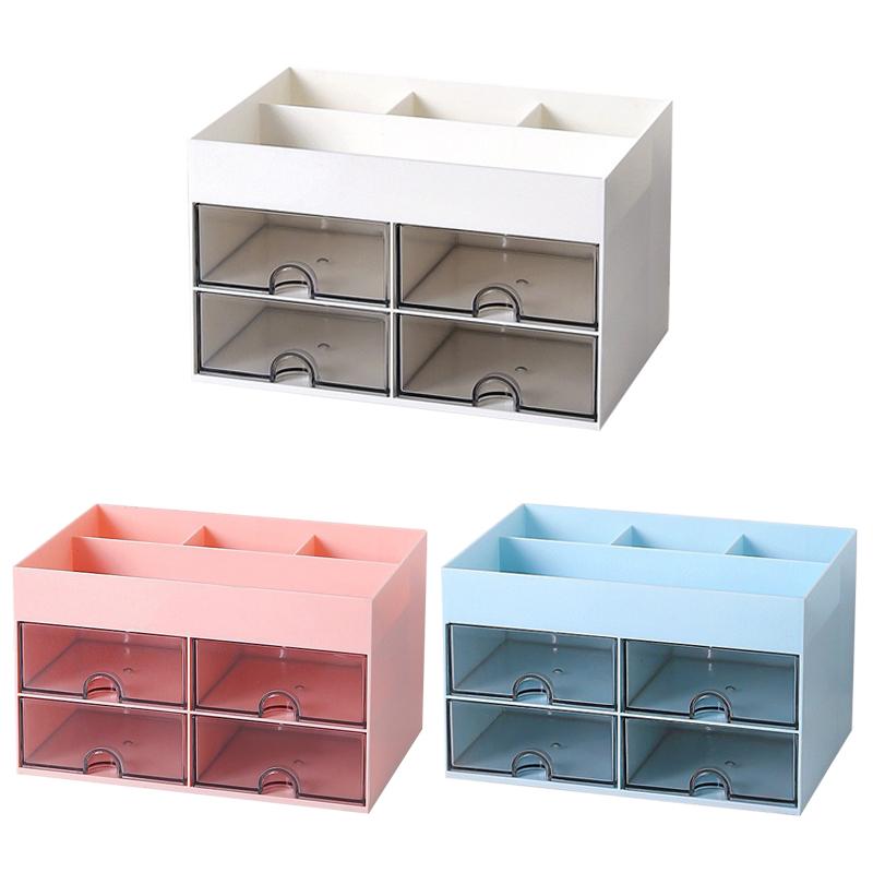 Пластиковый стол, аккуратный органайзер для канцелярских принадлежностей большой емкости, держатель для ручек для стола, горшок для ручек, органайзеры для хранения на столе, офис, школа, товары для дома и искусства