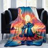1pc Stitch Printing Blanket - Soft, All-Season Throw for Office Blanket,  | Personalized Gift with Adorable Cartoon Design