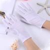 Spandex Gloves With High Elasticity For Driving Jewelry Dance And Sun Protection