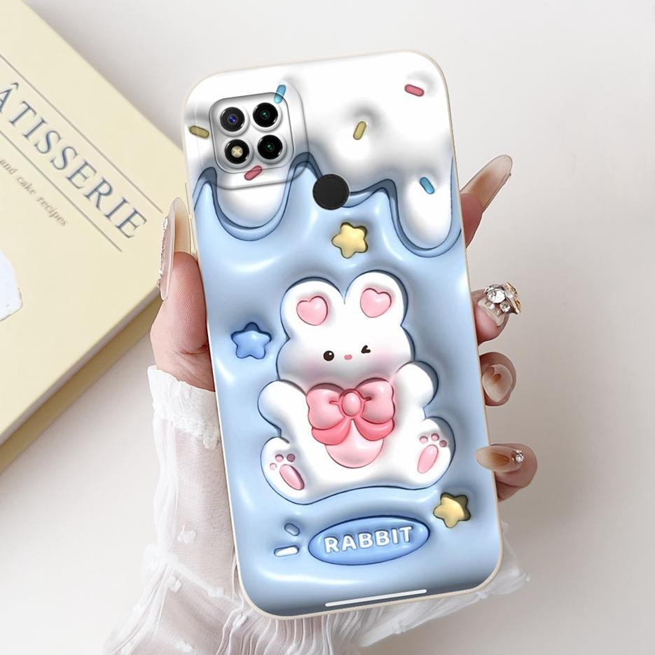 Чехол для Xiaomi Redmi 9C Милый Чехол-Мультяшный Панда Ударопрочный Мягкий ТПУ Чехол для Телефона Для Xiaomi Redmi 9C NFC Redmi9C Задняя Крышка Сумки