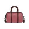 New Ruby Cow Leather Handbag, Shoulder Bag, Crossbody Bag Women's Pink & Brown CA116-V5LOK