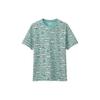 Uniqlo Унисекс повседневная футболка с коротким рукавом и круглым вырезом, синяя, 341-178185, коллаборация Kaws