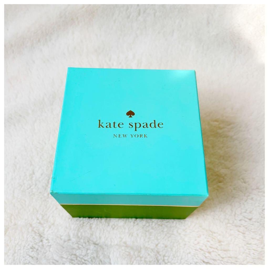 Б/у [С коробкой] женские наручные часы kate spade темно-синие с мертвой батарейкой популярная модель