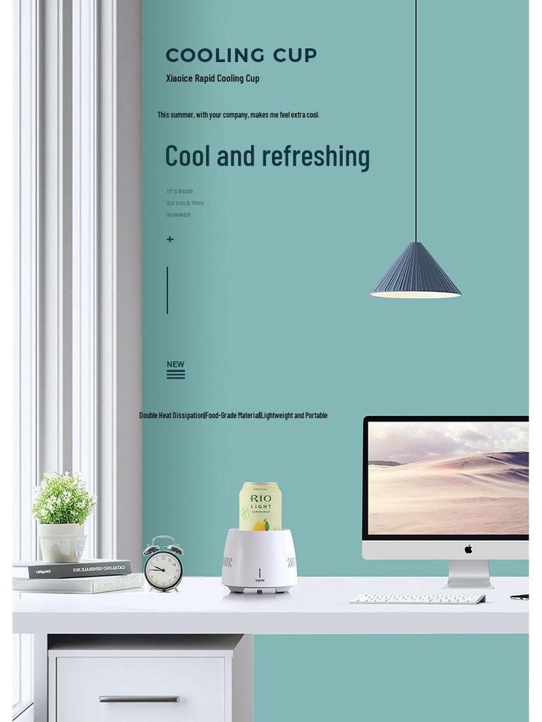 Xiaoice Rapid Cooling Cup Chiller - Desktop Cooler for Beer and Soda