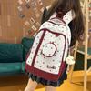 Студенческий школьный рюкзак большой вместимости, женский рюкзак с принтом, легкий дорожный рюкзак