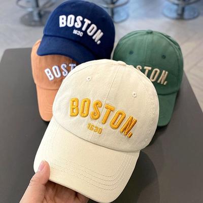 Детская бейсболка с вышивкой для девочек и мальчиков, солнцезащитная шляпа для весны и лета, регулируемый козырек для отдыха на природе, детская кепка