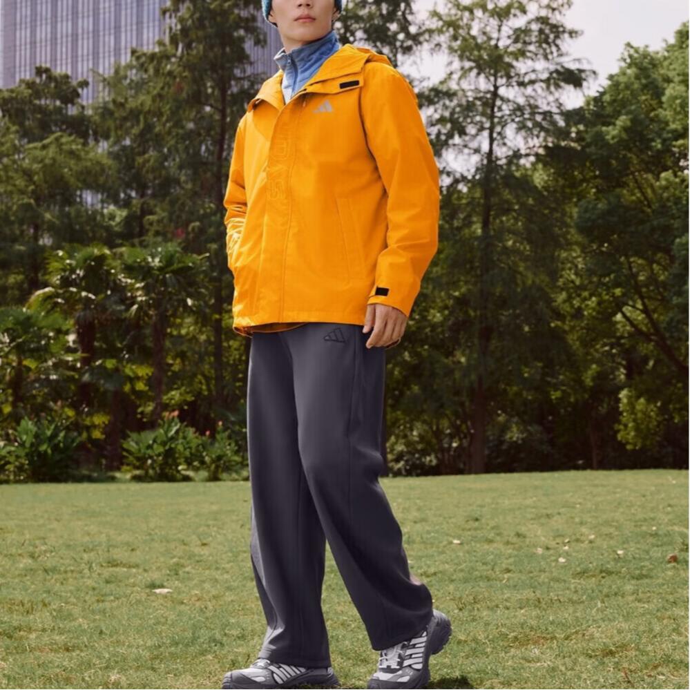 adidas Повседневная брендовая куртка с капюшоном и длинным рукавом, унисекс, KF5235