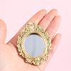 1/12 Dollhouse Frame Accessories Furniture Miniature Mirror Wall Room Mirror