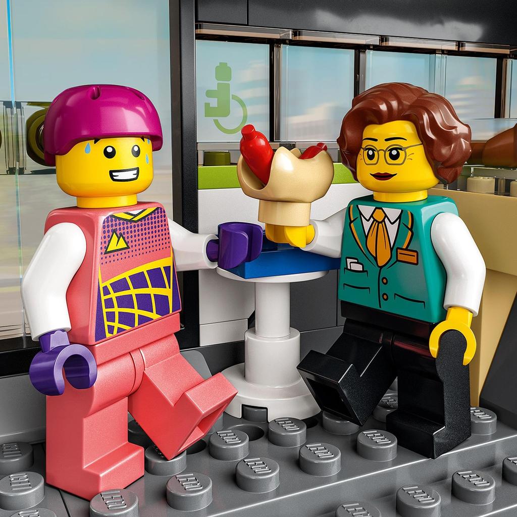 LEGO Город Городской экспресс Игрушки Подарок на день рождения Блок Рождество Мальчики Девочки Дети 7 лет 8 лет 9 лет Ученики начальной школы Город