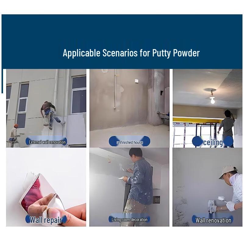 Qicai Hong Interior Wall Putty Powder, 20kg