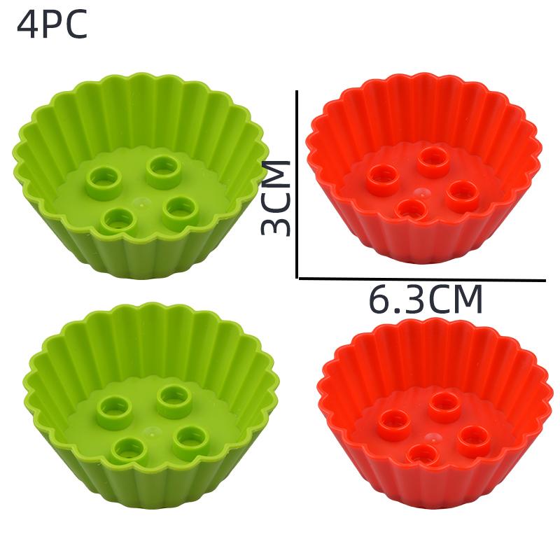 Большие Строительные Блоки Дом Аксессуары Части Крыша Окно Стена Строительство Собирать Кирпичи Образовательные Игрушки Для Детей Подарок