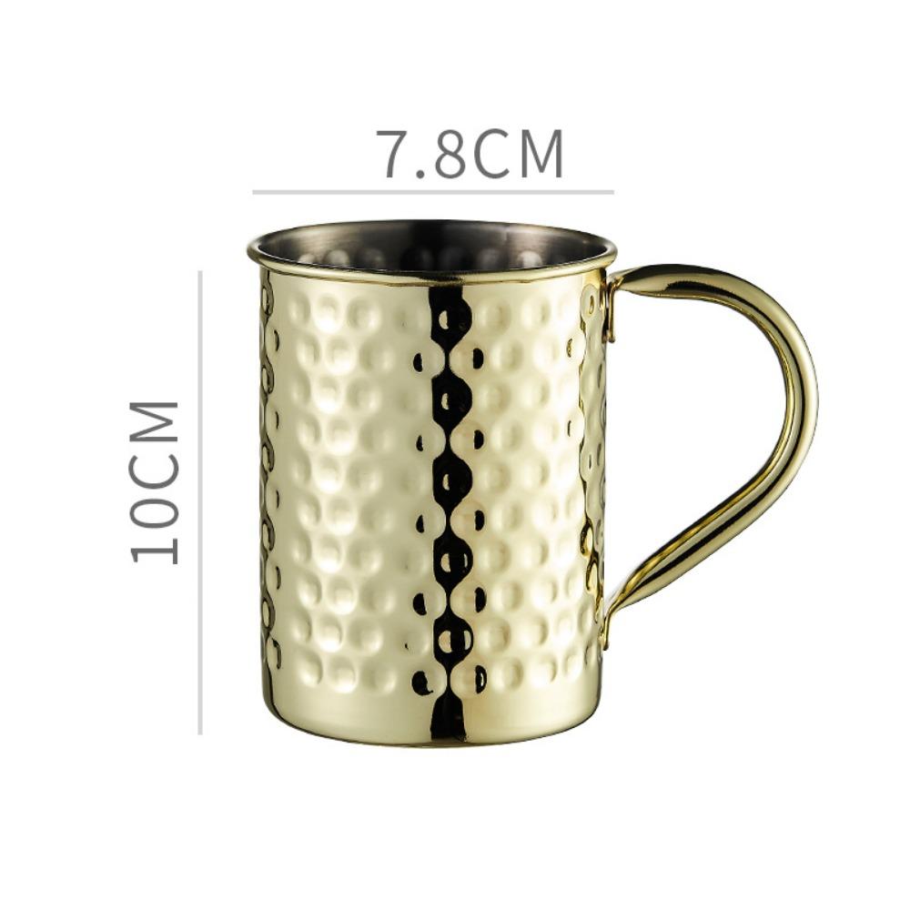 Durable Coppery Beer Mugs 550ml Coffee Cup New Copper Moscow Mule Mug Bar Drinkware