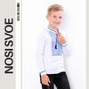 Shirt – Boys' Embroidered Long Sleeve, Traditional Style & Comfort, Any Season, 6128-038-22 HC