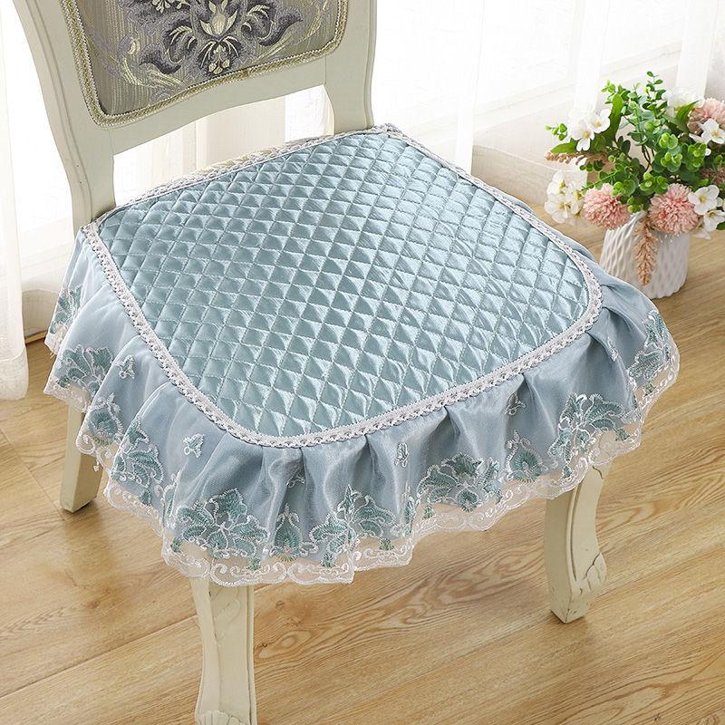 1 шт. Нескользящая подушка на стул для дома и офиса - моющаяся, тканевая подушка на сиденье в современном стиле для обеденных и кухонных стульев