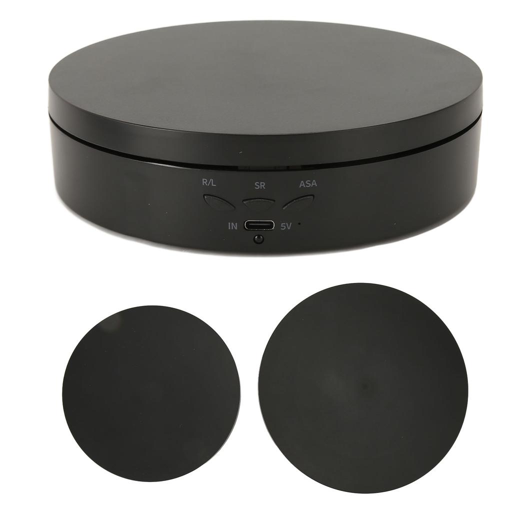 Моторизованная вращающаяся подставка для дисплея 3 в 1, регулируемая скорость, грузоподъемность 22,0 фунта, электрический поворотный столик 360 градусов с