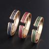 Luxury Silver 925 Wedding Bangles for Women Vintage Sapphire Emerald Ruby Gold Color Bracelets Party Fine Jewelry Birthday Gift