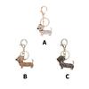 Fashion Dog Keychain Cartoon Animal Dachshund Puppy Key Chain