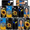 Для Samsung Galaxy S24 S23 iPhone 16 15 14 Xiaomi Redmi Note 13 12 11 10 8 Plus 9 Pro Max X XR A06 Чехол для телефона Flower Sunflower Flag OPPO Huawei Cover