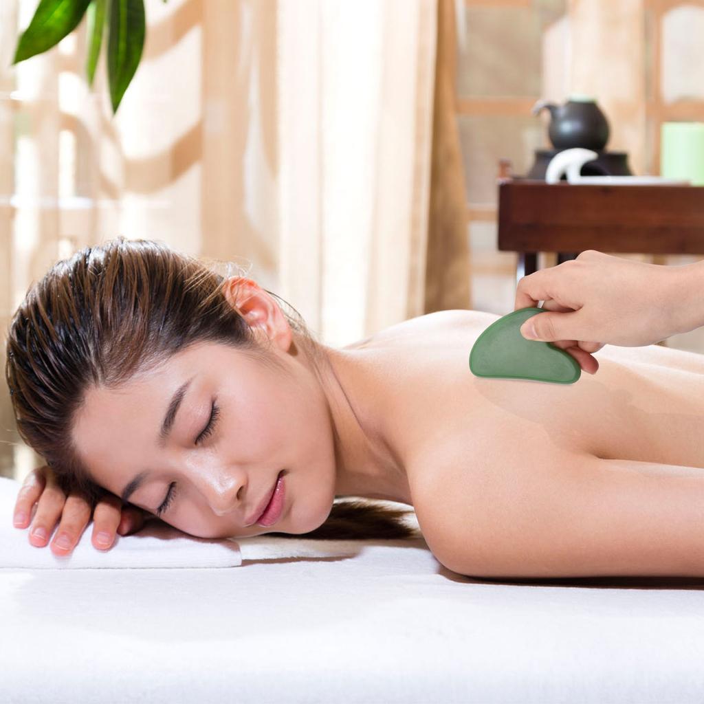 Natural Jade Face Massager Scraper Board for Face Body Facial Skin Lifting Wrinkle Remove Beauty