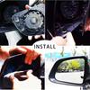 1Pair 800R Wide-Angle Large Vision Rearview Mirror Heating Replacemen Anti Dazzle Reversing For Tesla Model 3 Y X S Accessories