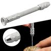 Mini Micro Aluminum Hand Drill Twist-Manual Drill Bit Woodworking Drilling DIY Carving Resin Polymer Clay Plastic Jewelry Making