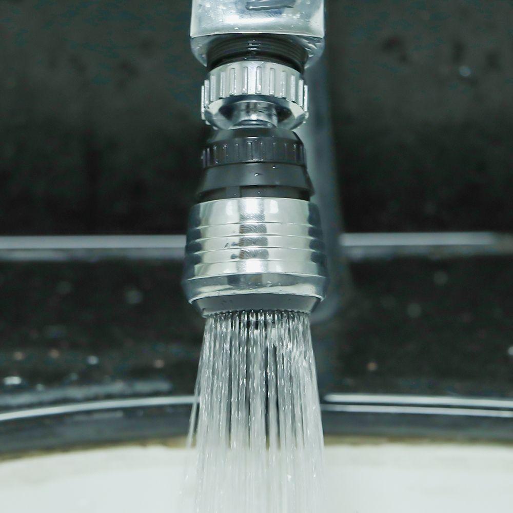 Filter ABS Plastic Water Saving 360 Degree Aerator Faucet Nozzle Swivel Tap Kitchen Faucet Extender